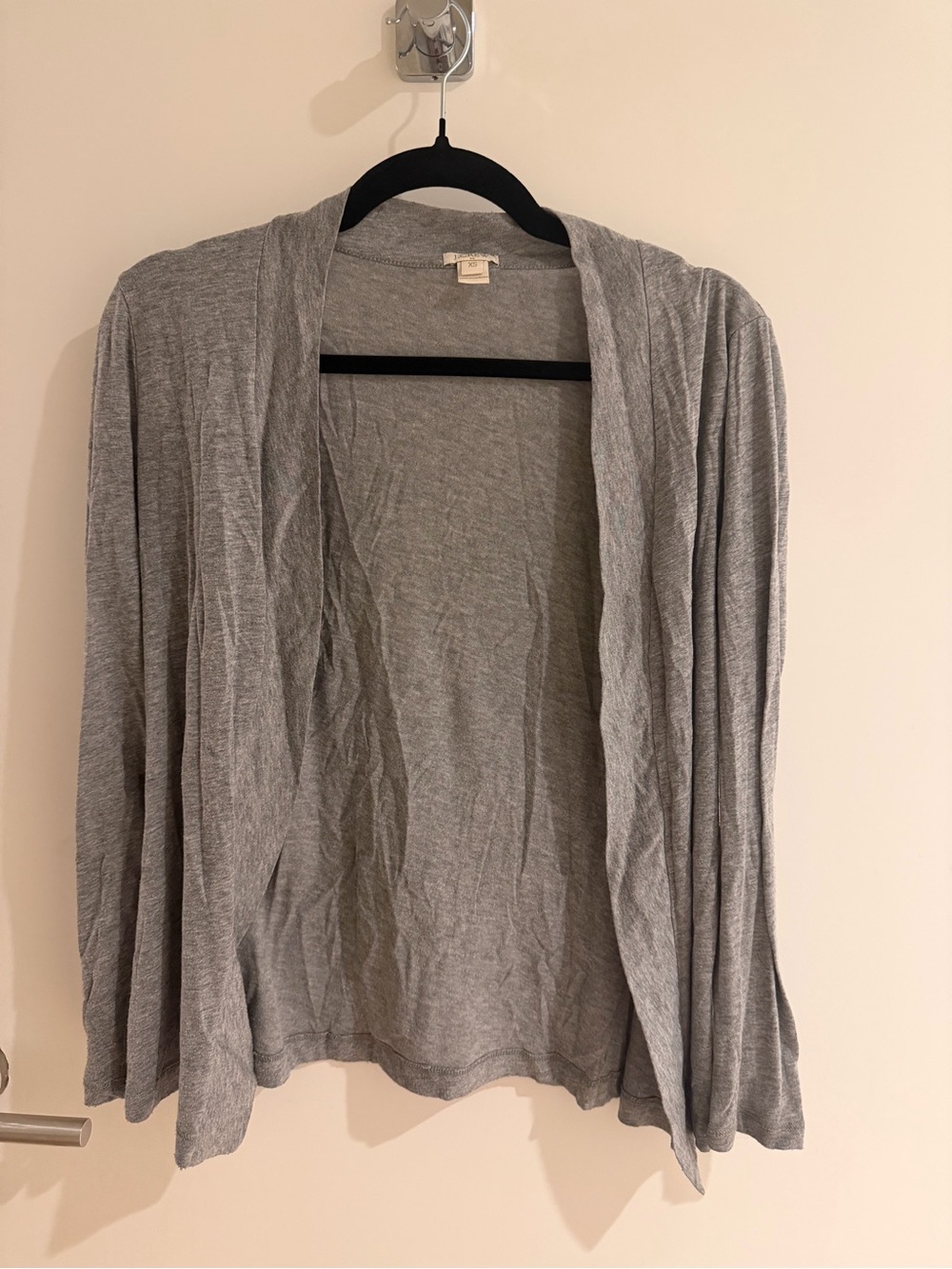 J. Crew Open-Front Light Gray Women's Cardigan